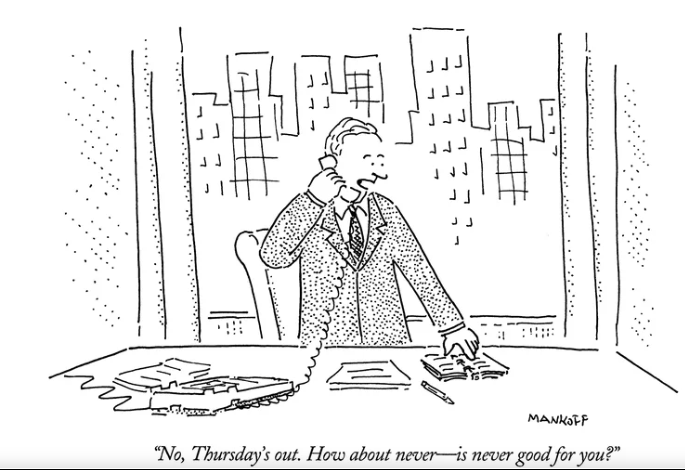 Still the most useful cartoon of all time for work-related questions <a href="/NewYorker/">The New Yorker</a>