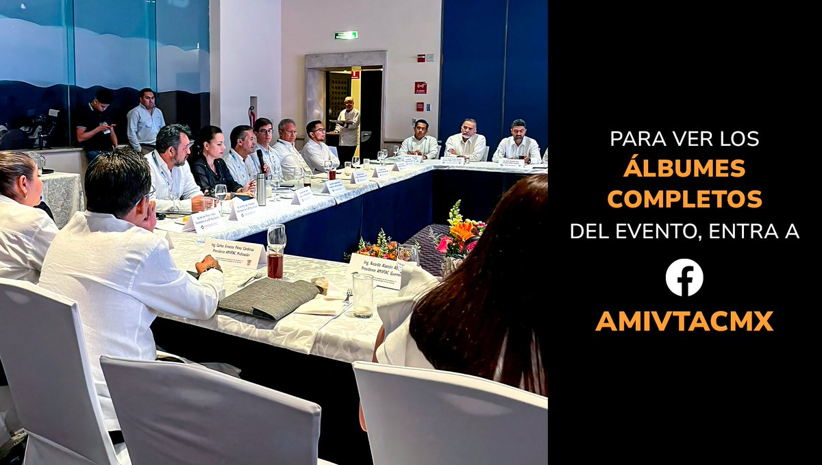 AMIVTACmx's tweet image. La XXV Mesa Directiva de la AMIVTAC, presidida por el Ing. Salvador Fernández Ayala, se reunió con todos los delegados estatales previo a la XXIV #ReuniónNacionalAMIVTAC, Para hablar sobre los nuevos proyectos e intercambia ideas.
#AMIVTAC #IngenieríaVial #XXIVRNVT