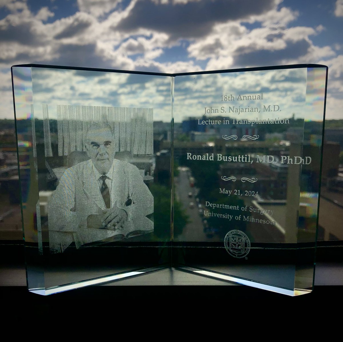 The 18th Annual John S. Najarian Lecture in Transplantation took place on May 21st. This year, Dr. Ronald Busuttil joined The Division of Transplantation to share his 40 years of experience in liver transplantation at the University of California, Los Angeles.