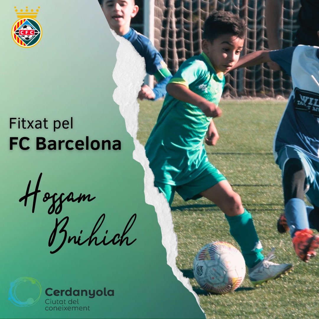 CERDANYOLAFC's tweet photo. 💣🤩 [NOTÍCIA BOMBA] 

𝗝𝘂𝗹𝗲𝗻 𝗗𝗼𝗻𝗴𝗶𝗹 (S9 A) i 𝗔𝗹𝗲𝘅 𝗚𝗼𝗻𝘇𝗮𝗹𝗲𝘇 (S9 A) fitxats pel @RCDE_La21

𝗛𝗼𝘀𝘀𝗮𝗺 𝗕𝗻𝗶𝗵𝗶𝗰𝗵 (S9 D) fitxat pel @FCBmasia  

💪🏻💚 Ha estat un plaer acompanyar-vos en la vostra formació… Us desitgem el millor!!!

#orgullverd https://t.co/ffIxoWQthq