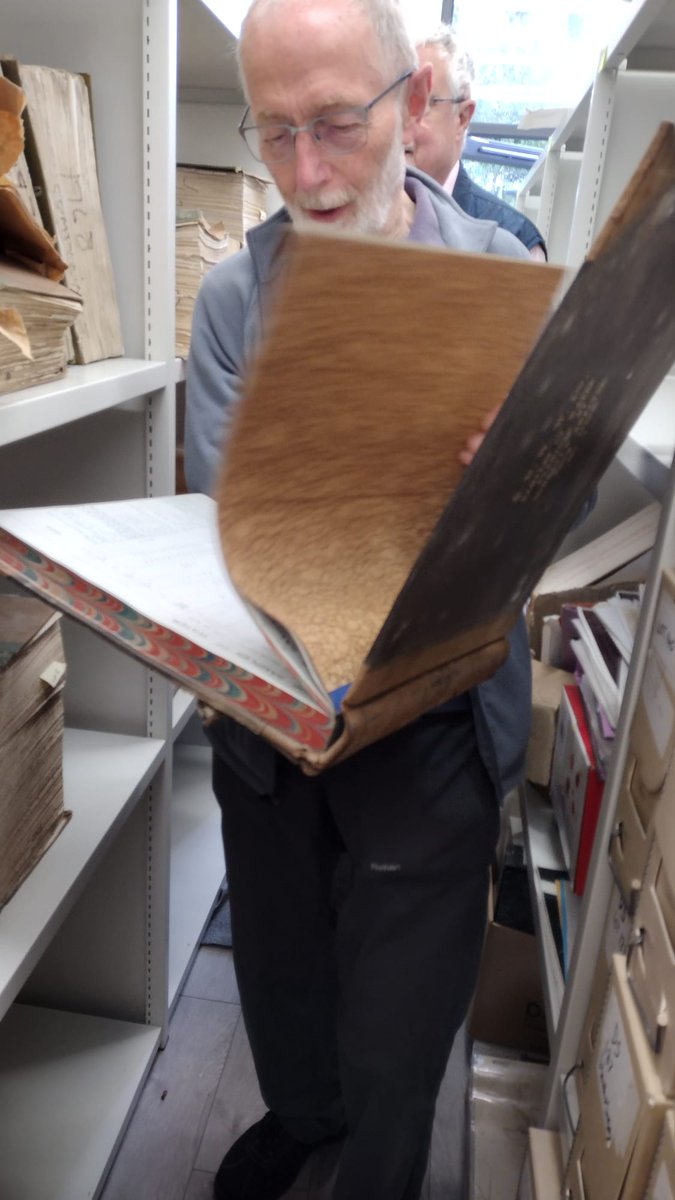 At #SandfieldsPumpingStation - the onsite archive is now housed in the refurbished former sub station.  All dry and accessible.  Sorting and cataloguing taking place.  Great job team🙂 #LichfieldCity #BoostLichfield🙂