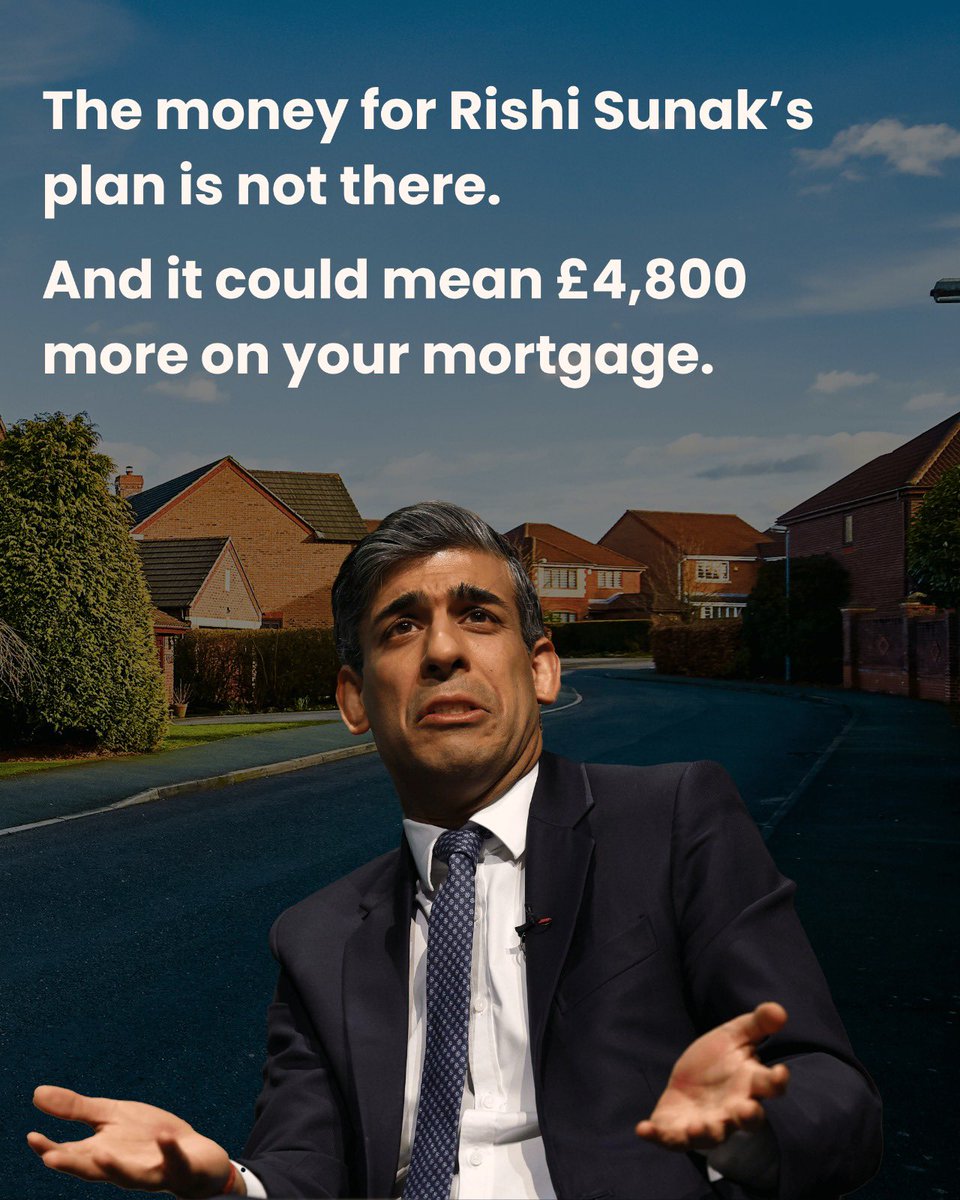 UKLabour's tweet image. The money is not there. And you’ll pay the price.