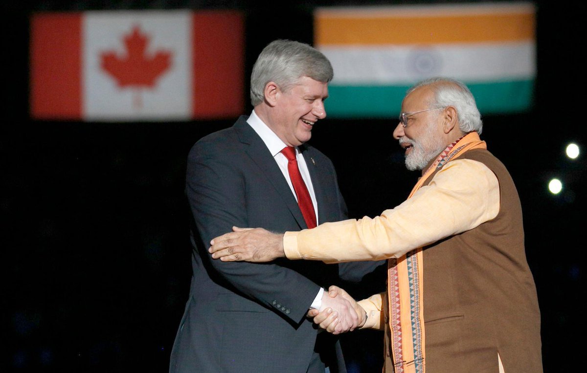 1MikeMorris's tweet photo. Elizabeth May, having read the NISCOP highly classified documents says only the 'former MP' should be on trial.
It occurs to me that Stephen Harper, now Chairman of IDU, travelling the world supporting extreme right governments like his friends Modi and Orbán is a former MP. https://t.co/fwFWU1InN9