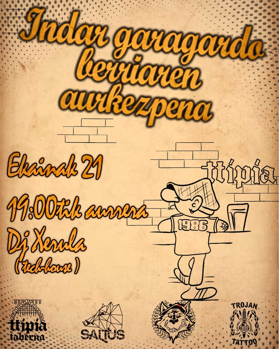 indarbaskonia86's tweet photo. Denboraldia amaitu zela uste zenuten? Erratuta zineten, Indar Baskonia-k ekainak 21-ean INDAR garagardoa aurkeztuko du.
Eskerrik asko Saltus eta Ttipiako jendeari proiektua aurrera ateratzeagatik, iraitzeri diseño guapoarengatik eta Xerulari arratsaldeari ritmoa emango diolako. https://t.co/ti19iHdvYB