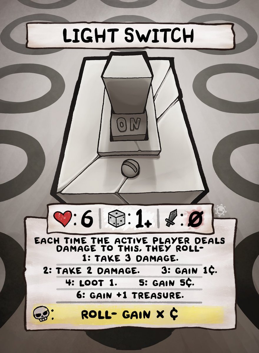 its the AVGM light switch! this four souls spoiler goes hard! hit the switch, get a random effect! will it kill you or pay out in treasure!? grab this card and 14 its the AVGM light switch! this four souls spoiler goes hard! hit the switch, get a random effect! will it kill you or pay out in treasure!? grab this card and 14
