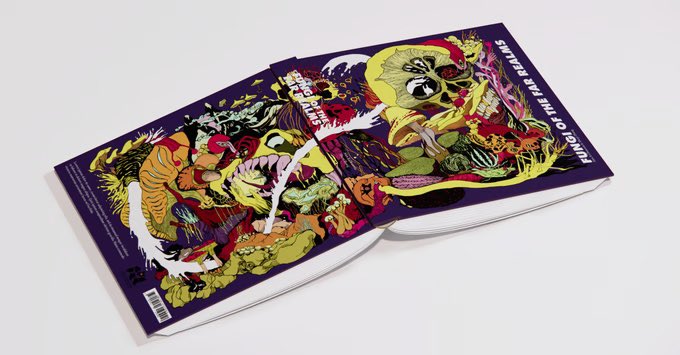 Remember Fungi of the Far Realms? How did <a href="/MelsonianArts/">Melsonian Arts Council</a> make a beautiful book EVEN MORE BEAUTIFUL?!
Check the link for more wonders 👇