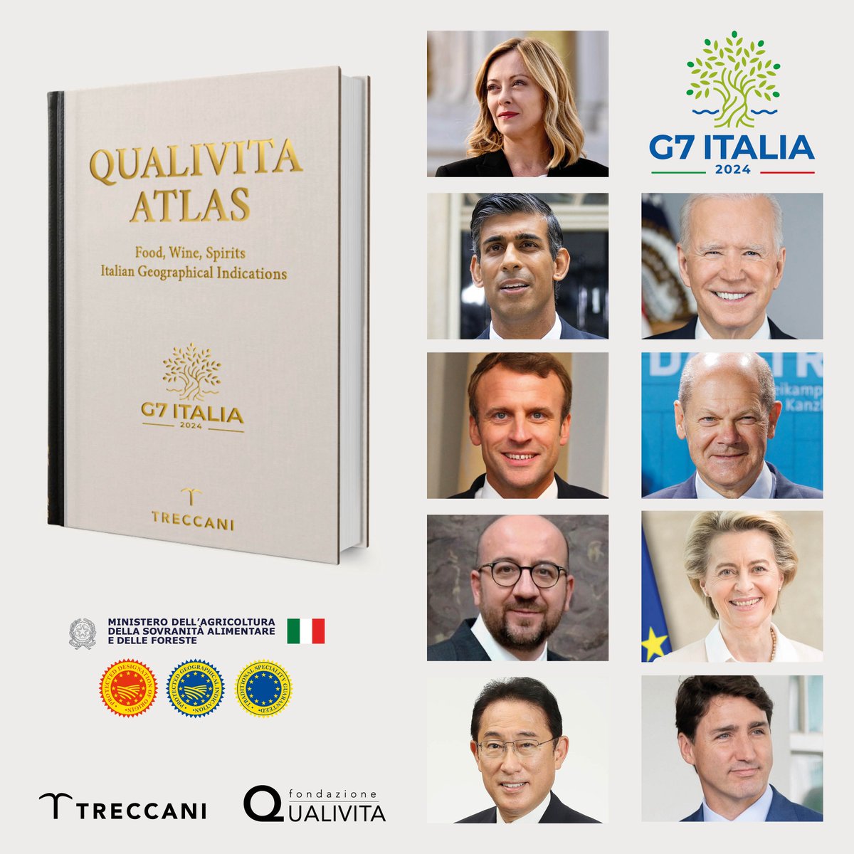 WineNewsIt's tweet image. L’omaggio perfetto per i #CapidiStato al @G7 in #Puglia? L’enciclopedia del #madeinItaly. Sarà una versione speciale, in inglese, con prefazione della Premier @GiorgiaMeloni: raccoglie l’intero patrimonio #agroalimentare del #Belpaese, winenews.it/it/lomaggio-pe…