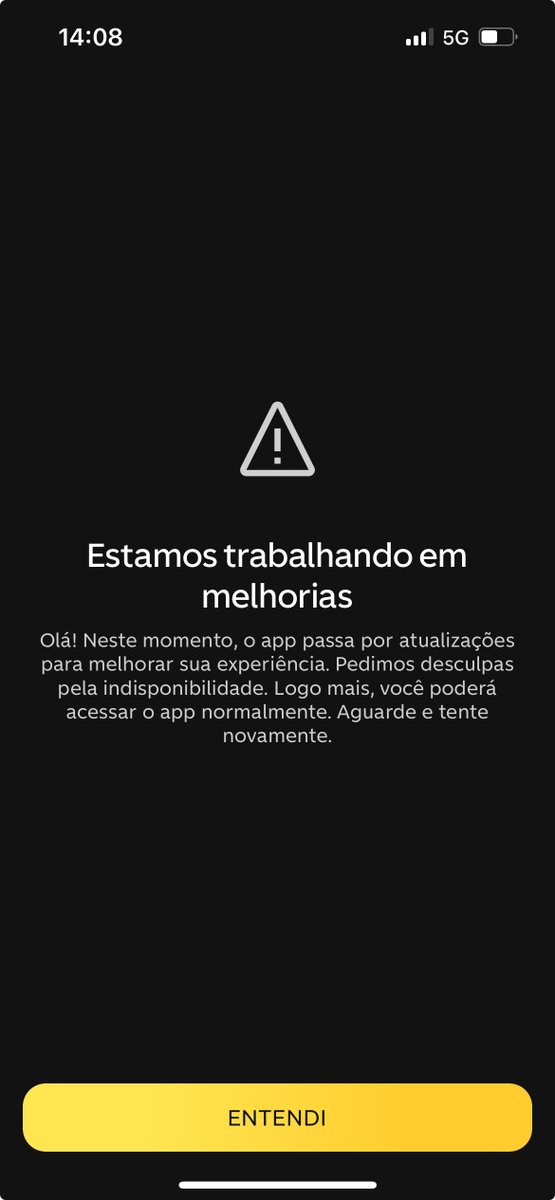 valmorflores's tweet photo. @C6Bank fora do ar? Isso mesmo? Que outras opções os clientes tem quando isso acontece com o aplicativo? https://t.co/FbPM4oScgJ