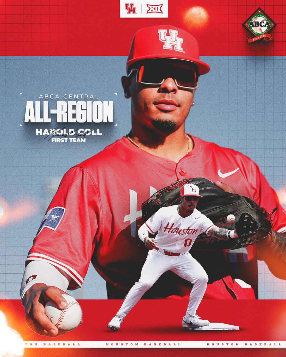 The best second baseman in the Region! 💪

Harold Coll is an ABCA All-Region First Team selection.