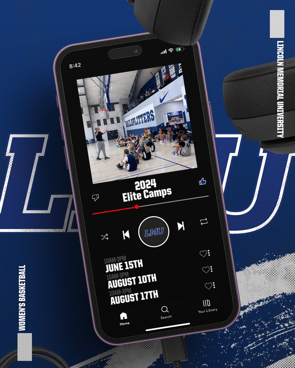 Lincoln Memorial WBB (@lmuwbasketball) on Twitter photo ๐๐๐๐ฎ๐ซ๐ ๐ฒ๐จ๐ฎ๐ซ ๐ฌ๐ฉ๐จ๐ญ ๐๐ญ ๐จ๐ง๐ ๐จ๐ ๐จ๐ฎ๐ซ ๐๐ฅ๐ข๐ญ๐ ๐๐๐ฆ๐ฉ๐ฌ ๐ญ๐ก๐ข๐ฌ ๐ฌ๐ฎ๐ฆ๐ฆ๐๐ซ!
๐ฉ Open to any rising 9th grader - 12th grader looking to play at the next level!
๐ฉ Registration is open at: devancarterbasketballcamps.com/camps ๐๐๐๐ฎ๐ซ๐ ๐ฒ๐จ๐ฎ๐ซ ๐ฌ๐ฉ๐จ๐ญ ๐๐ญ ๐จ๐ง๐ ๐จ๐ ๐จ๐ฎ๐ซ ๐๐ฅ๐ข๐ญ๐ ๐๐๐ฆ๐ฉ๐ฌ ๐ญ๐ก๐ข๐ฌ ๐ฌ๐ฎ๐ฆ๐ฆ๐๐ซ!
๐ฉ Open to any rising 9th grader - 12th grader looking to play at the next level!
๐ฉ Registration is open at: devancarterbasketballcamps.com/camps