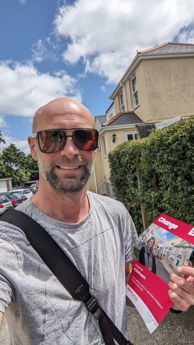 Laurie Magowan π πΉ (@magowan79) on Twitter photo Leafleting for <a href="/JayneKirkham4/">Jayne Kirkham MP for Truro & Falmouth</a> in the sunshine. Great way to stay fit, get a suntan and #GetRidOfTheTories stopthetories.vote Leafleting for <a href="/JayneKirkham4/">Jayne Kirkham MP for Truro & Falmouth</a> in the sunshine. Great way to stay fit, get a suntan and #GetRidOfTheTories stopthetories.vote