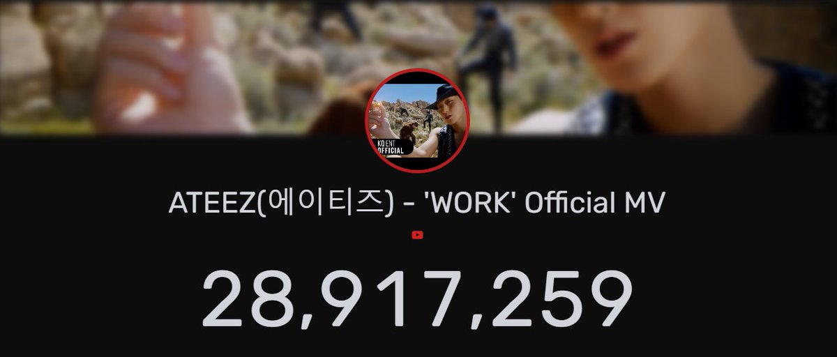 ATYstream | ATEEZ (@atystream) on Twitter photo โโโ โ
28.900.000 โ
โโโ
'Work' Official MV has surpassed 28.900.000 views on YouTube! ๐ ๐ช
๐youtube.com/watch?v=VGnOpZโฆ
โ ๐ธ โ
#ATEEZ #์์ดํฐ์ฆ #GOLDENHOUR_Part1 #WORK <a href="/ATEEZofficial/">ATEEZ(์์ดํฐ์ฆ)</a> โโโ โ
28.900.000 โ
โโโ
'Work' Official MV has surpassed 28.900.000 views on YouTube! ๐ ๐ช
๐youtube.com/watch?v=VGnOpZโฆ
โ ๐ธ โ
#ATEEZ #์์ดํฐ์ฆ #GOLDENHOUR_Part1 #WORK <a href="/ATEEZofficial/">ATEEZ(์์ดํฐ์ฆ)</a>