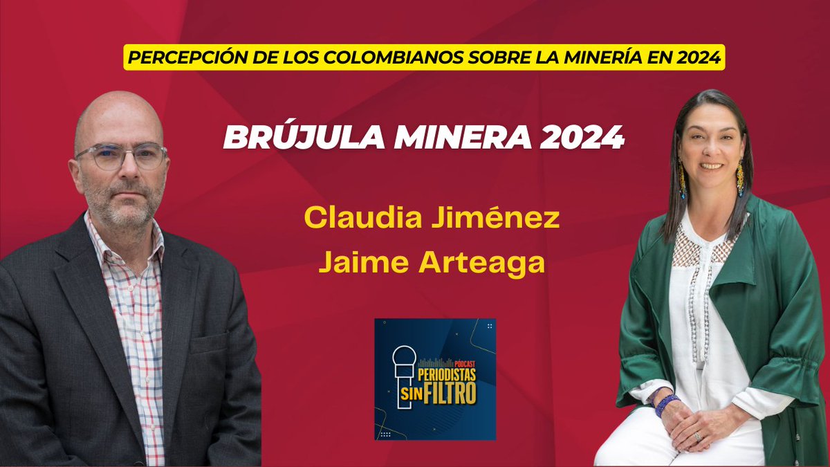 BRÚJULA MINERA | Percepción de los Colombianos sobre la Minería en 2024 youtube.com/live/W8JG7FcJH… a través de <a href="/YouTube/">YouTube</a>