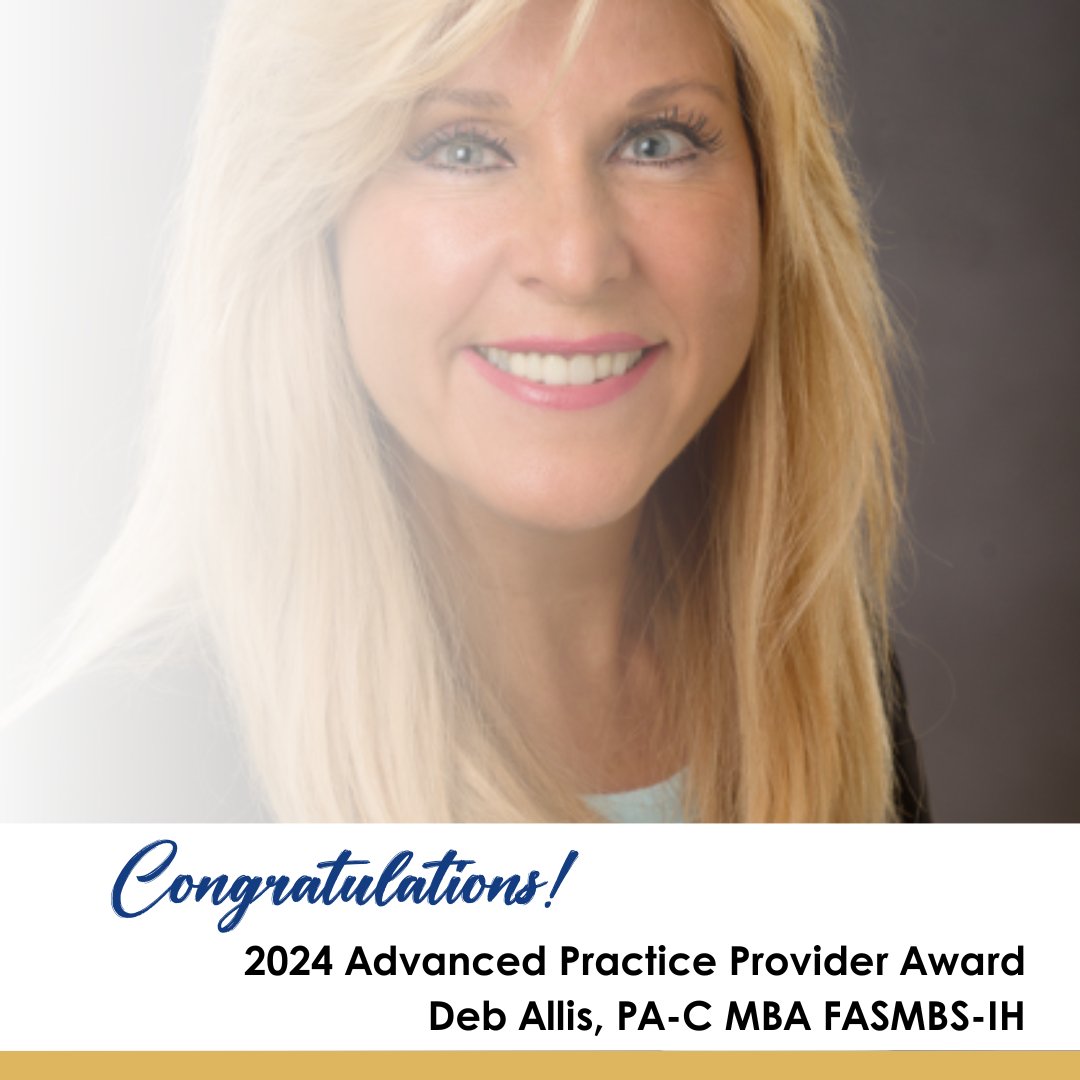 Join us in congratulating the outstanding individuals who won the prestigious Advanced Practice Provider, Behavioral Health, Certified Bariatric Nurse, and Circle of Excellence awards.