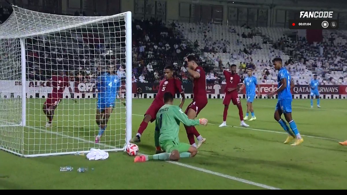 ROBBED OF OUR DREAMS....!!!!

India was ahead in the crucial game, but a terrible referee decision changed the momentum, shattering our dream of qualifying for the 3rd round of World Cup qualifiers for the first time ever. 😢💔

OUR DREAMS CRUSHED 🇮🇳💔🌟