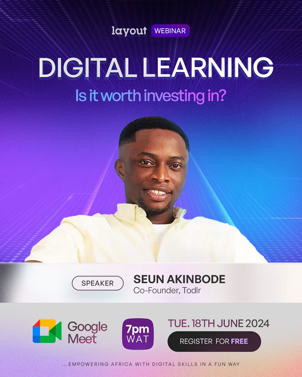 learnlayout's tweet photo. Meet Seun, the co-founder and Chief Product Officer at Todlr, who is passionate about changing how we learn. 

With his love for new tech, he’s focused on making smart tools that use AI to help us learn better. https://t.co/blbDp5tdJQ