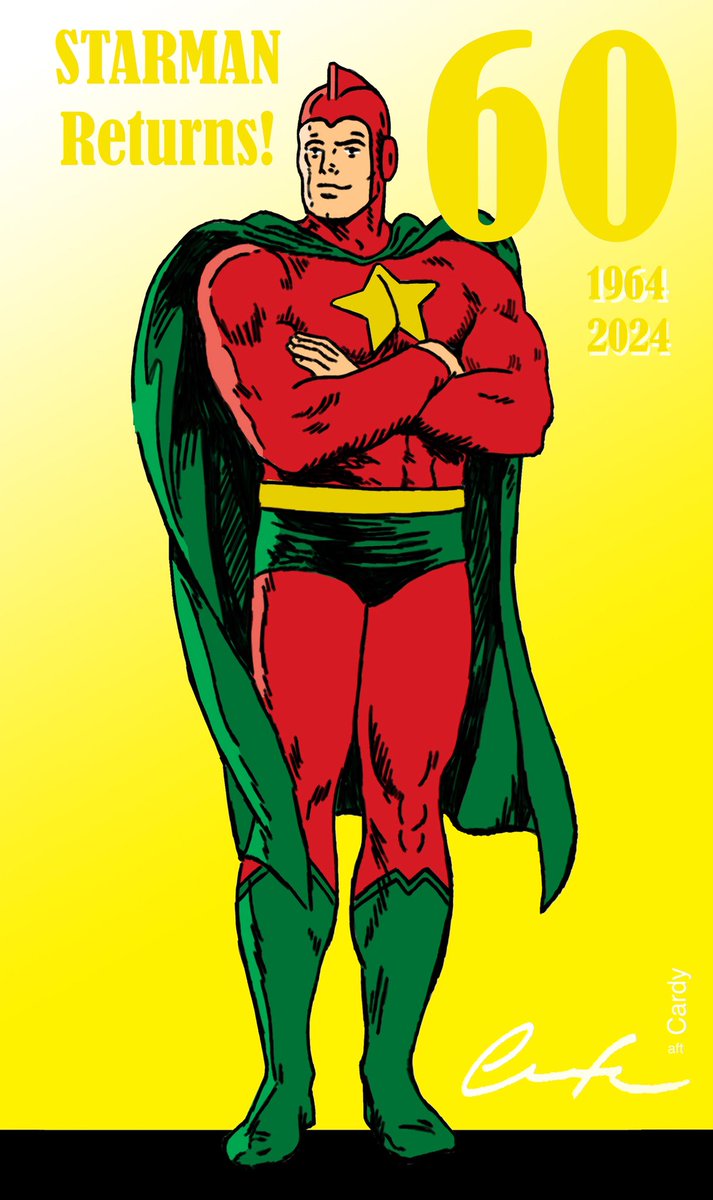 ChuckBrouilette's tweet photo. #60YearsAgoToday #TheOriginalStarmanReturned rejoining #TheJusticeSocietyOfAmerica in #JusticeLeagueOfAmerica #comics #29 notSeenSince 1946 #AdventureComics #102 teamsUp w #BlackCanary in 2 #BraveAndTheBold issues #theFollowingYear #30YearsLater #ZeroHour #legacy adds #JackKnight https://t.co/YTgQAbG3mr