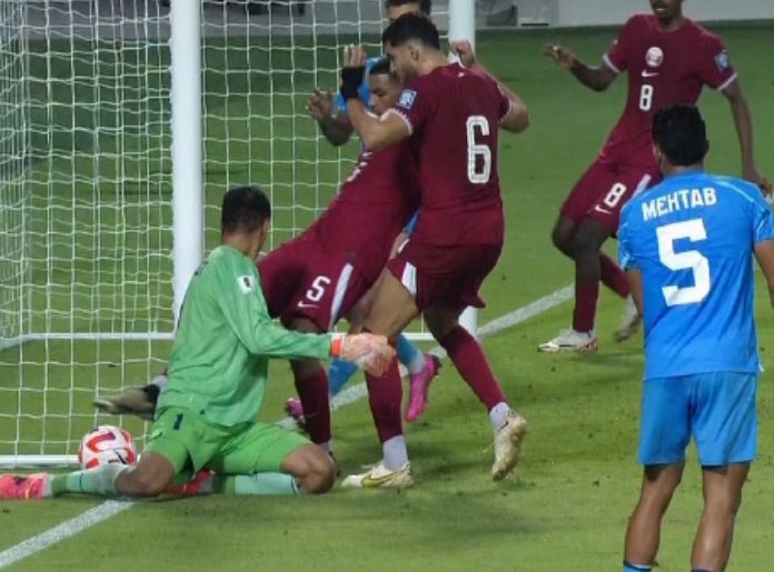 Boria Majumdar (@boriamajumdar) on Twitter photo Dear <a href="/FIFAWorldCup/">FIFA World Cup</a> <a href="/FIFAcom/">FIFA</a> this is a World Cup qualifier. Your referees are good for nothing. This is outright cheating to rob a country. Just plain pathetic. See where the ball is and tell us what it is! Fair play? Or joke! <a href="/IndianFootball/">Indian Football Team</a> <a href="/RevSportz/">ZKsync (∎, ∆)</a> Dear <a href="/FIFAWorldCup/">FIFA World Cup</a> <a href="/FIFAcom/">FIFA</a> this is a World Cup qualifier. Your referees are good for nothing. This is outright cheating to rob a country. Just plain pathetic. See where the ball is and tell us what it is! Fair play? Or joke! <a href="/IndianFootball/">Indian Football Team</a> <a href="/RevSportz/">ZKsync (∎, ∆)</a>