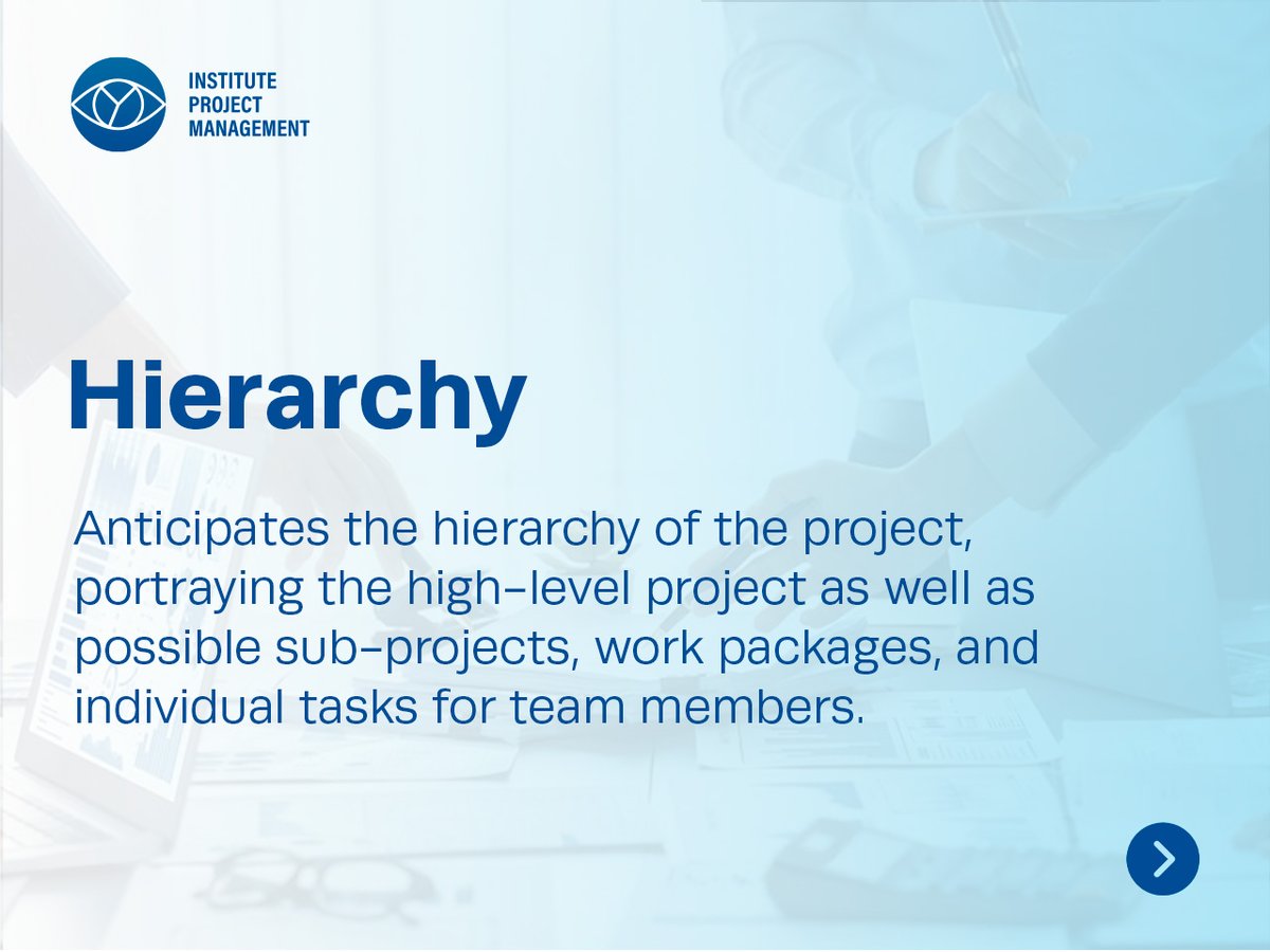 ProjectMgmtInst's tweet image. In project management, a Work Breakdown Structure (WBS) is a cornerstone for efficient execution. It offers a multi-faceted view of the project, providing clarity and comprehensiveness.
#projectmanagement #projectmanager #workbreakdownstructure