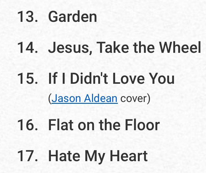cu_countryidol's tweet photo. SETLIST from when Carrie performed at the Carolina Country Music Fest in Myrtle Beach, South Carolina on Sunday June 9!!
#carrieunderwood #carrieunderwoodliveinconcert #carolinacountrymusicfest #ccmflive #myrtlebeach #southcarolina #SETLIST
@carrieunderwood @CCMFLive https://t.co/S4v9VkDuQl