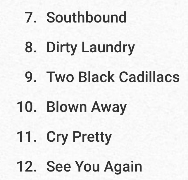 cu_countryidol's tweet photo. SETLIST from when Carrie performed at the Carolina Country Music Fest in Myrtle Beach, South Carolina on Sunday June 9!!
#carrieunderwood #carrieunderwoodliveinconcert #carolinacountrymusicfest #ccmflive #myrtlebeach #southcarolina #SETLIST
@carrieunderwood @CCMFLive https://t.co/S4v9VkDuQl