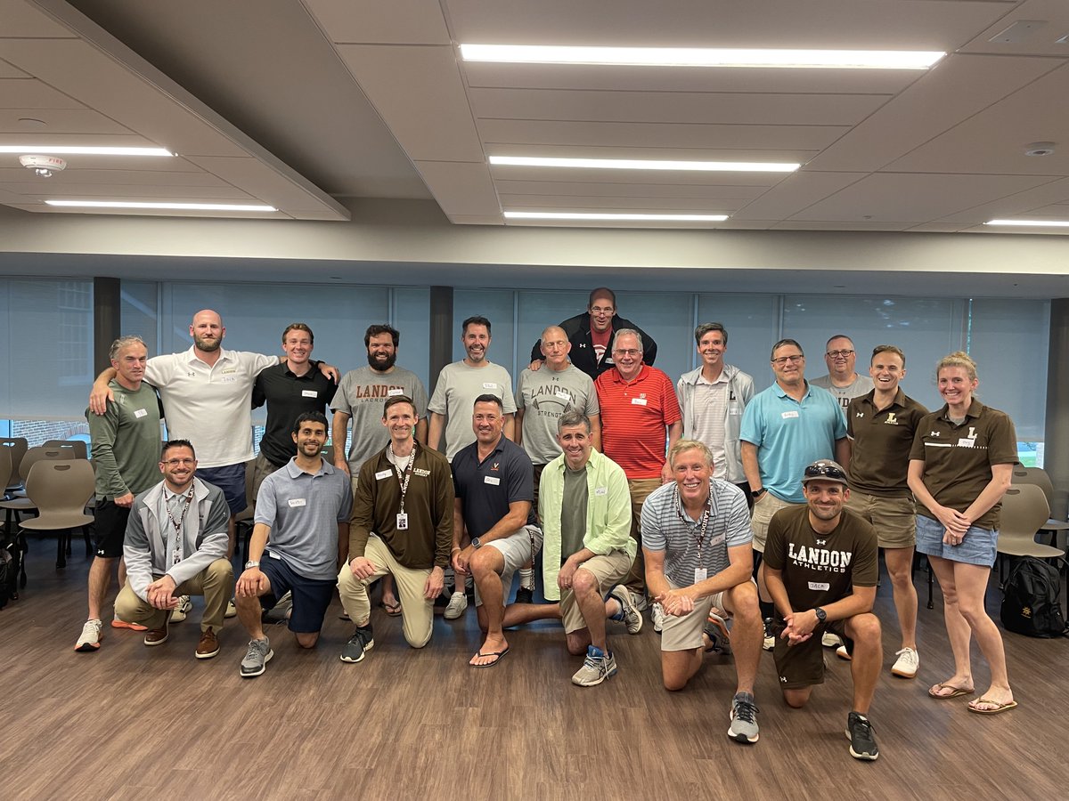 It was a pleasure to spend time with the Atletics Department <a href="/landonschool/">Landon School</a>  in Maryland last week. 

The focus of our work was:

🏀 Coaching Philosophy
⚾ Applied Coaching Practice
🏉 Team Dynamics
🏐 Organisational Alignment

A great crew!