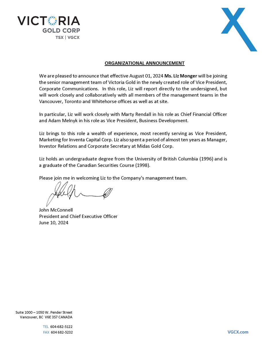 Victoria Gold Corp. tweet media