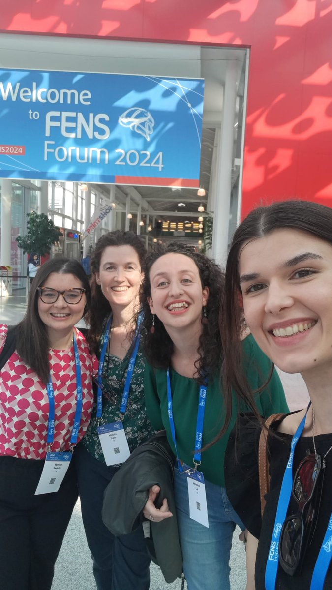 Pizzo Lab (@pizzolab22) on Twitter photo We are diving into #FENS2024!
We are going to have 2 posters! Come to have a look this afternoon to <a href="/AnnamariaLia/">Annamaria Lia</a> poster (PS02-26PM-356)
and tomorrow afternoon to see Martina Bedetta's poster (PS04-27PM-330)
We can't wait to discuss our data with passionate neuroscients! 🧠 We are diving into #FENS2024!
We are going to have 2 posters! Come to have a look this afternoon to <a href="/AnnamariaLia/">Annamaria Lia</a> poster (PS02-26PM-356)
and tomorrow afternoon to see Martina Bedetta's poster (PS04-27PM-330)
We can't wait to discuss our data with passionate neuroscients! 🧠
