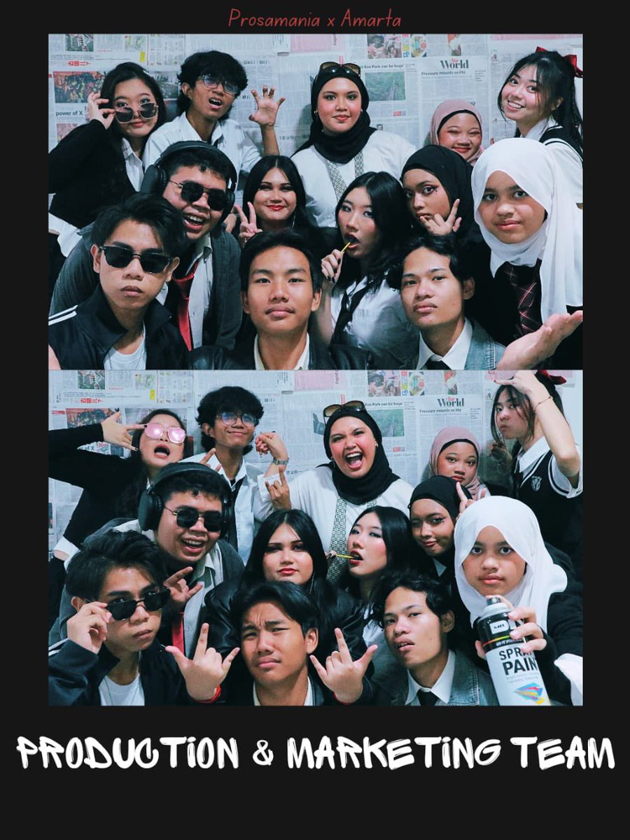 •BARISAN PENGURUSAN AMARTA•

"Pesta Malam Amarta"
Ini pun wow! Kalau tiada diorang, tiadalah Prosamania... :( . Barisan kumpulan Pengurusan Amarta kipidapp! 😍

Jangan lupa kosongkan jadual anda dan bersedia untuk berpesta!