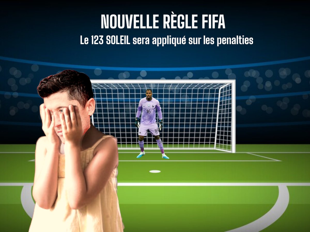 LegendLD's tweet photo. #FRAPOL @mmseize 
Dès que le joueur s'arrête le gardien ne doit plus bouger, c'est 123 soleil les peno maintenant...😂😂 https://t.co/2LIkqJJppZ