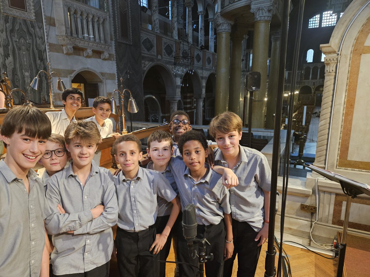 It is very good to be back in the studio (<a href="/WestminsterCath/">WestminsterCathedral</a>) recording our take on Pentecost Second Vespers for <a href="/Adfontesrecords/">Ad Fontes</a>. Palestrina, Tallis, Victoria, Duruflé, and music written for us by Howells and Gabriel Jackson @gjackson3. Plus loads of fabulous plainchant.