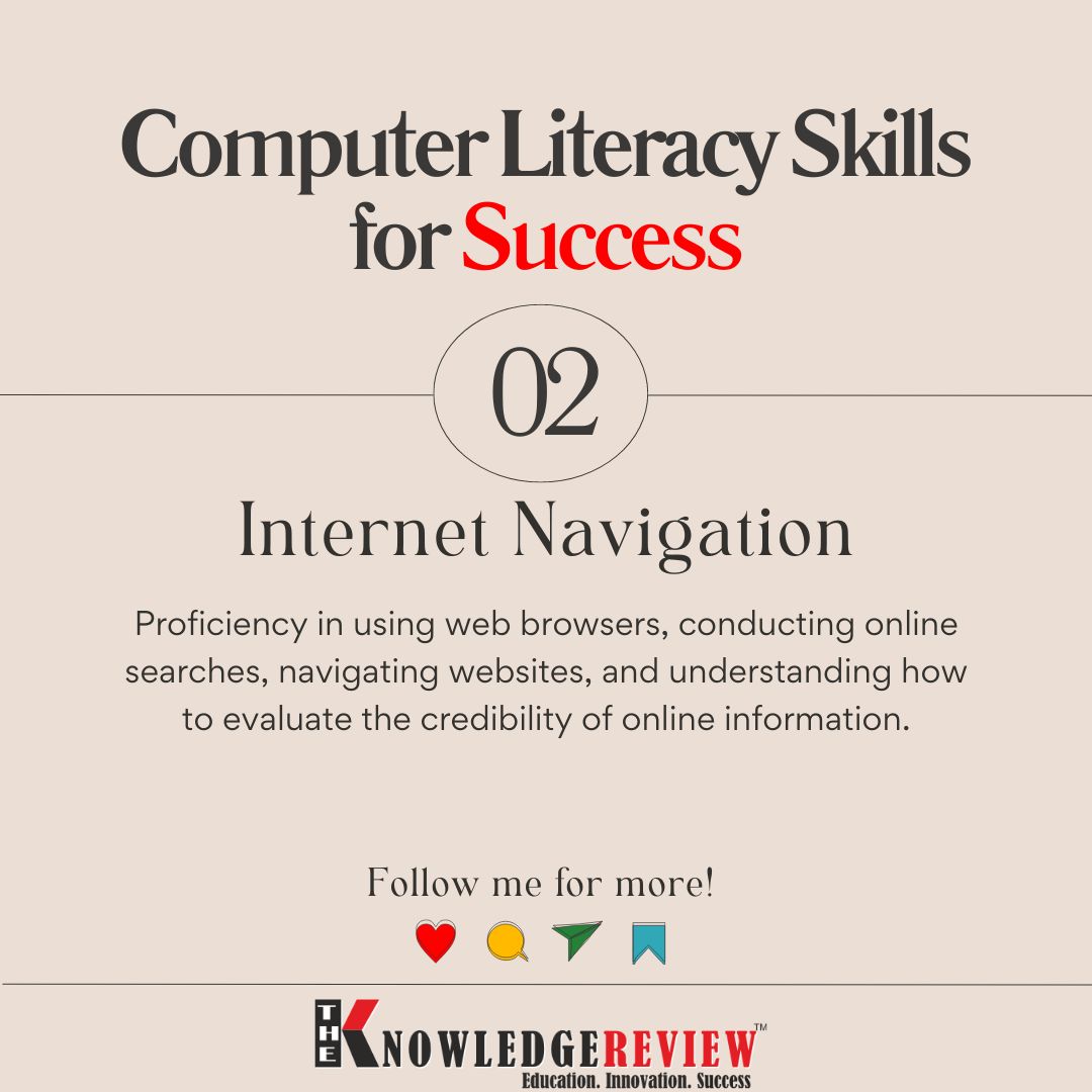 theknowledgerv's tweet image. Master the art of internet navigation! Enhance your skills in using web browsers, conducting efficient online searches, navigating through websites seamlessly, and evaluating the credibility of online information.
.
.
.
.
.
#InternetNavigation #WebBrowsing #OnlineSearch