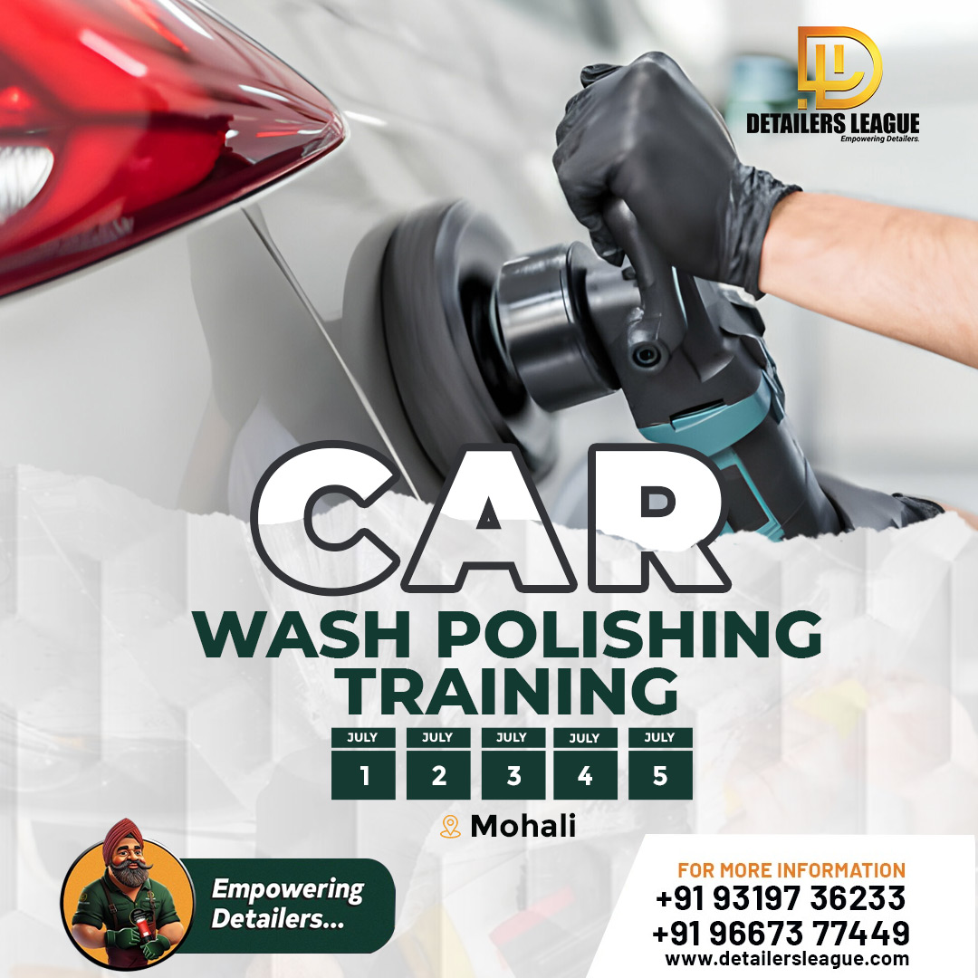 detailersleague's tweet image. 🚗 Ready to master the art of car care? Join our Car Wash Polishing Training and the first-ever PPF Installation Training in Mohali! 🎓 Register now for the best training at Detailers League. Our new batch starts from July 1st to July 05, 2024. #detailersleague
#PPFTraining
