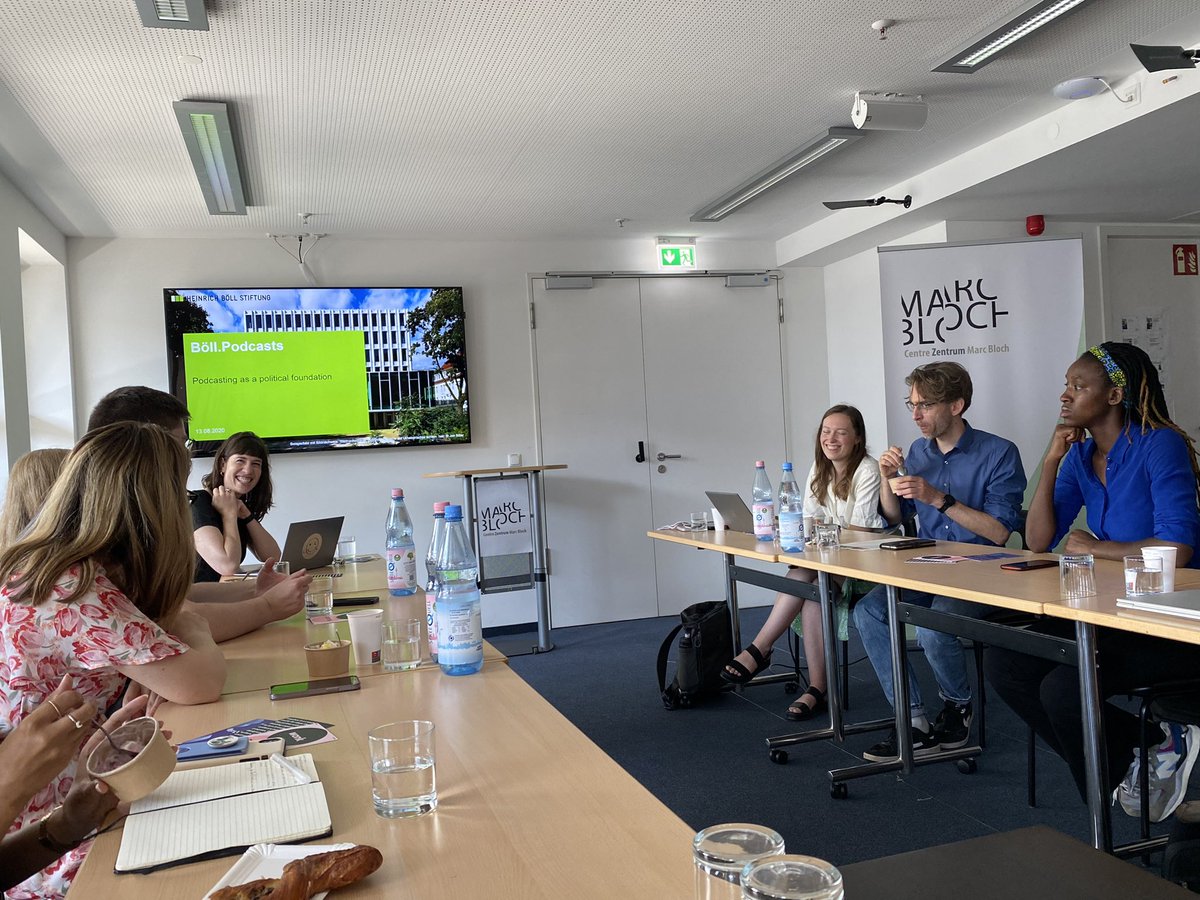 DGAP (@dgapev) on Twitter photo Right now, our head of communication <a href="/WiebkeEwering/">Wiebke Ewering</a> is kicking off the next edition of the <a href="/WonkComms/">WonkComms</a> breakfast series in Berlin. At the wonderful premises of <a href="/CentreMarcBloch/">Centre Marc Bloch</a>, we will talk about #podcast formats for think tanks with coffee & croissants. Right now, our head of communication <a href="/WiebkeEwering/">Wiebke Ewering</a> is kicking off the next edition of the <a href="/WonkComms/">WonkComms</a> breakfast series in Berlin. At the wonderful premises of <a href="/CentreMarcBloch/">Centre Marc Bloch</a>, we will talk about #podcast formats for think tanks with coffee & croissants.