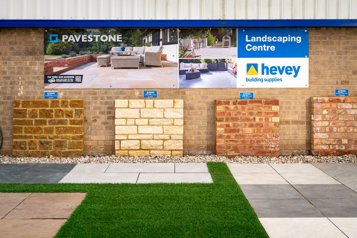 Sun's out! ☀️ Is that a sign to do some #landscaping this weekend? Check out our range online and get your project started 👉 hevey.co.uk/landscaping

#buildersmerchants #bricks #pavement #timber #gardenDIY