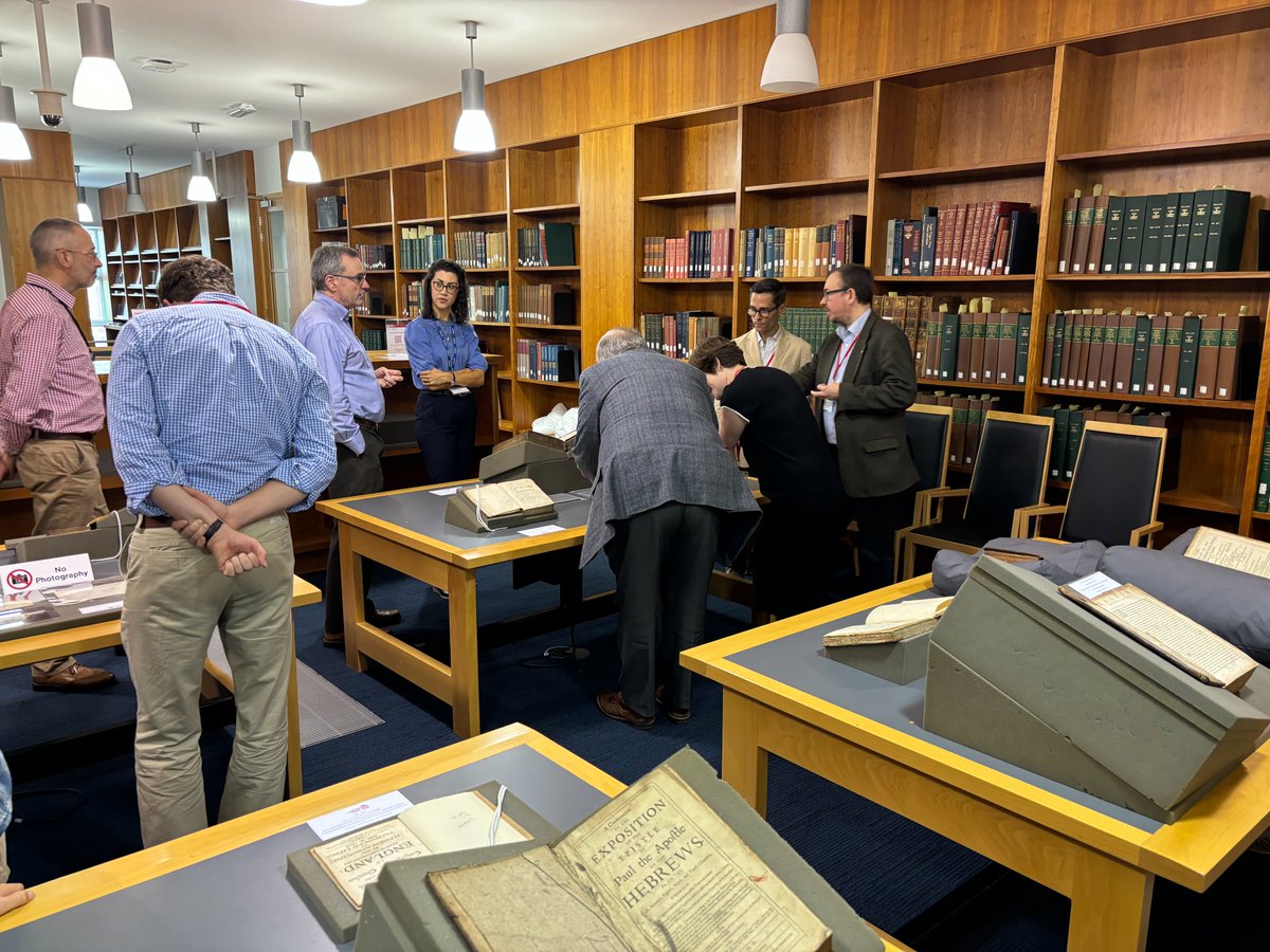 Visit to the Special Collection of the McClay Library at Queen's University.