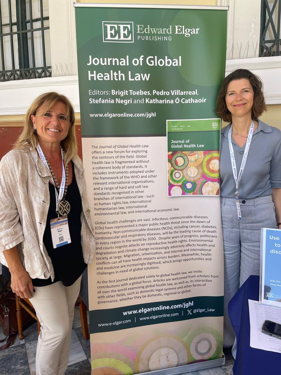 Groningen Centre for Health Law (@groningenchl) on Twitter photo Greetings from member <a href="/brigittoebes/">Brigit Toebes</a> from the <a href="/ILA_official/">International Law Association (ILA)</a> Conference in Athens, where alongside sessions on #OneHealthApproach, #medical #countermeasures, the #IHR and the social & environmental #determinants of #mentalhealth, the new Journal of Global Health Law was presented. Greetings from member <a href="/brigittoebes/">Brigit Toebes</a> from the <a href="/ILA_official/">International Law Association (ILA)</a> Conference in Athens, where alongside sessions on #OneHealthApproach, #medical #countermeasures, the #IHR and the social & environmental #determinants of #mentalhealth, the new Journal of Global Health Law was presented.