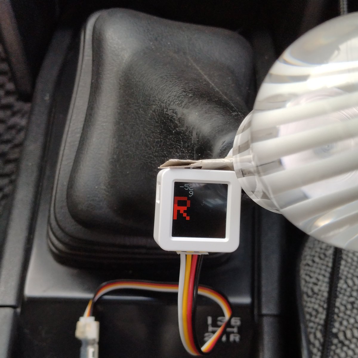 null_egg's tweet image. 加速度センサの傾きでシフトポジション
1→2→3→4→5→R（笑）
#M5stack #M5atom