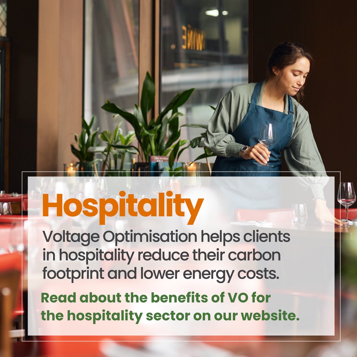 🚪 If you’re an energy efficiency consultant looking for a way to get new clients in the hospitality sector, then voltage optimisation could open doors.

You can learn more about the benefits VO offers the sector:
eu1.hubs.ly/H09vQx90
