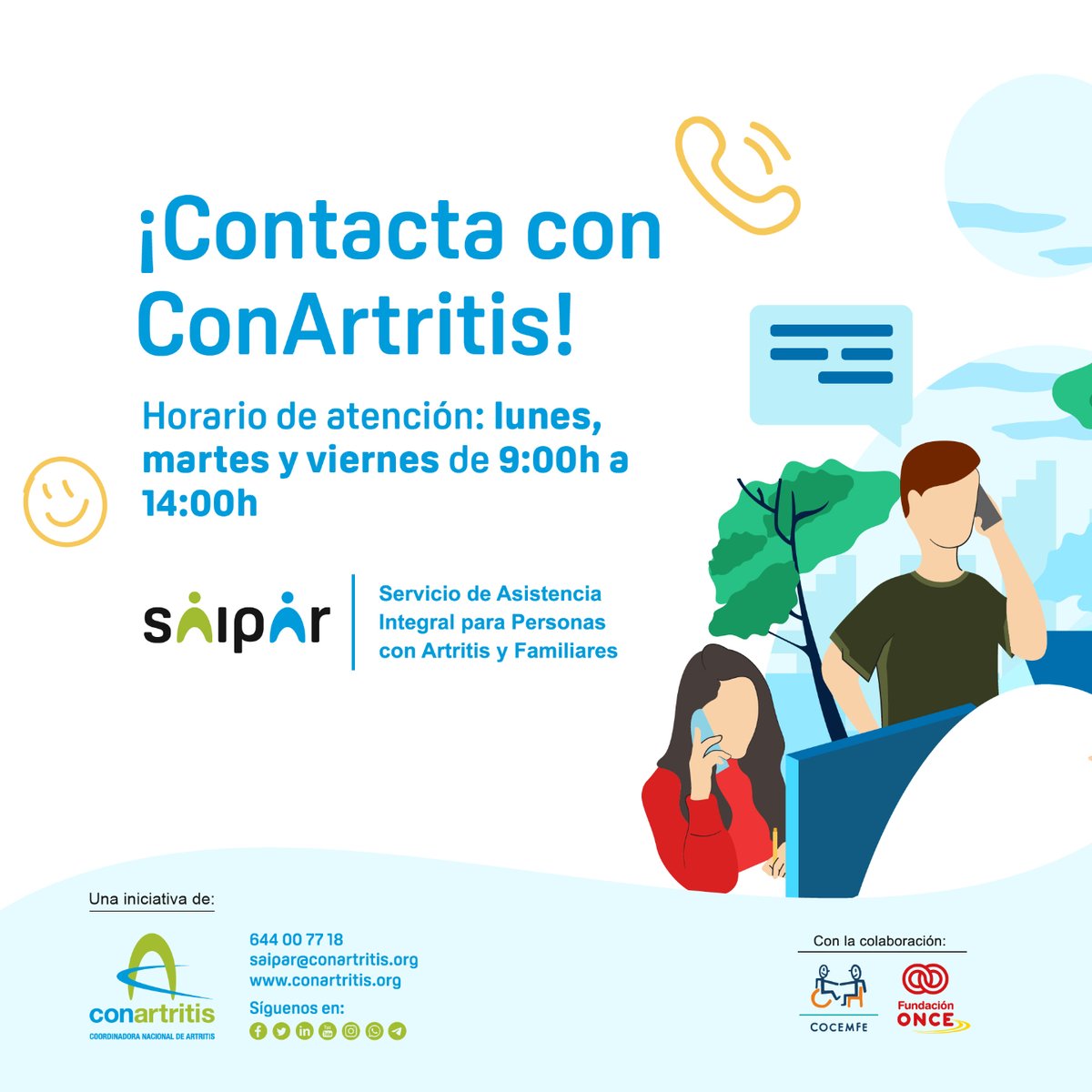 ConArtritis's tweet photo. Hablar sobre tu enfermedad no es un signo de debilidad, sino de valentía. 💪
Si necesitas pedir ayuda, tomar un descanso o hacer adaptaciones para tu bienestar, hazlo con orgullo 🌟

Al buscar apoyo estás dando un gran paso hacia una mejor calidad de vida ¡Contáctanos! 
#saipar https://t.co/AioaTgKXuG