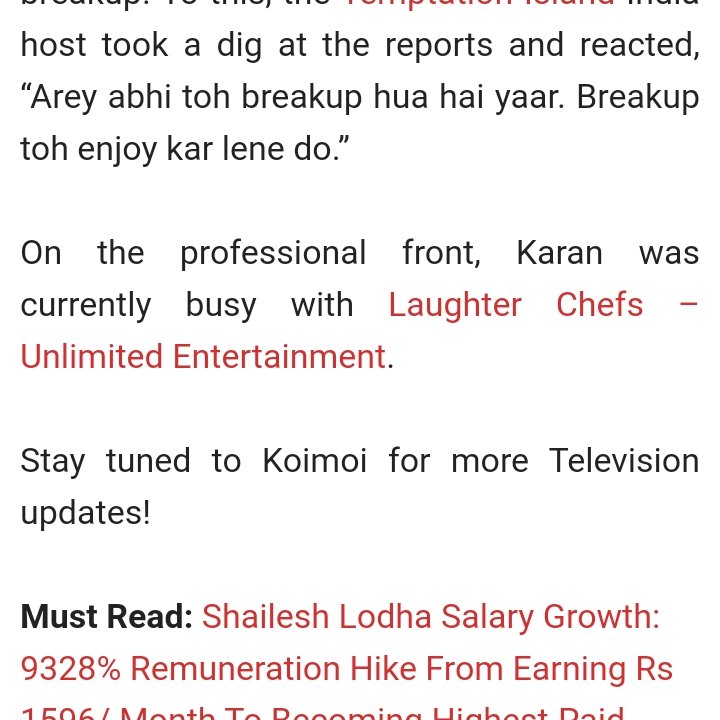 shysnicker9660's tweet photo. Pr ho bhi skta h @kkundrra ne hi krwaya ho kisi bhi hadd tak ja skta h limelight k liye 🤢💩
Breakup article me kundrra k show se related news kyu hai ??
Agar sach me kundrra ka PR iske piche hai to bohot hi cheap publicity stunt h chiii
#tejran #tejasswiprakash #karankundrra https://t.co/M7vBKKDgoM