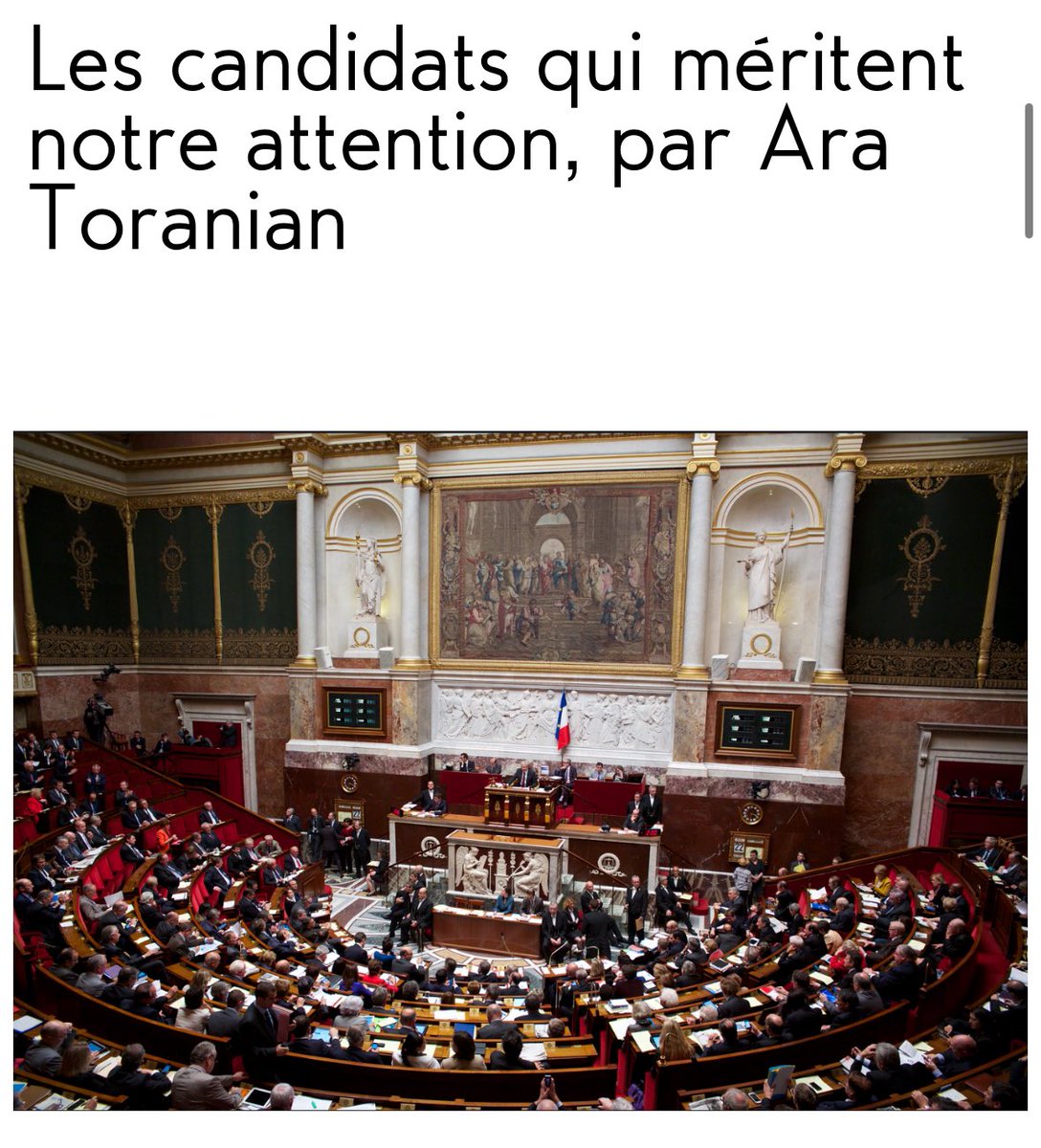 👇Merci à Ara Toranian et ses Nouvelles d'Arménie pour leur soutien au binôme que nous formons avec <a href="/SabrinaRoubache/">Sabrina Agresti-Roubache</a> ! #Ensemble

armenews.com/spip.php?page=…