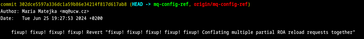 marenamat's tweet photo. Don't ask me how or why this happened.

#BIRD3 #Cprogramming #Git #commitmessages https://t.co/Gwz1vqx0ZA