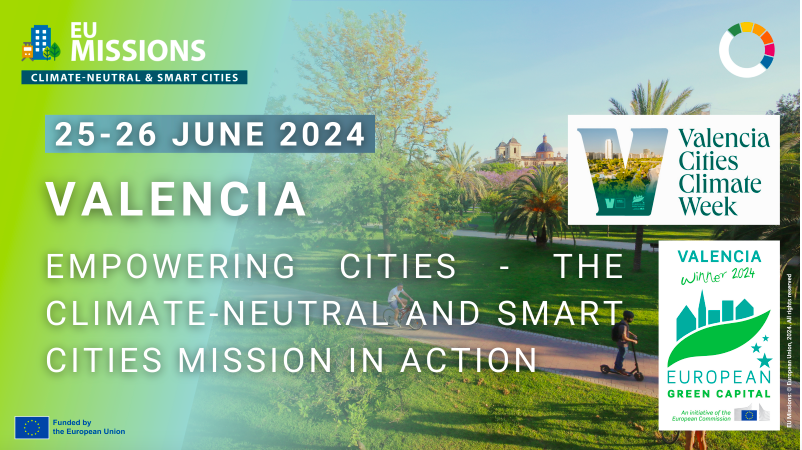EUGreenCapital's tweet photo. Day 2️⃣ of the annual #CitiesMissionConference in Valencia 🌱🏙️
Plenary sessions will deal with:
💰activation of climate funding for #urban change
🤝cooperation among institutions for #climateaction
Find out more here 👉 https://t.co/1rE2EvIguo https://t.co/v0rZaevryN