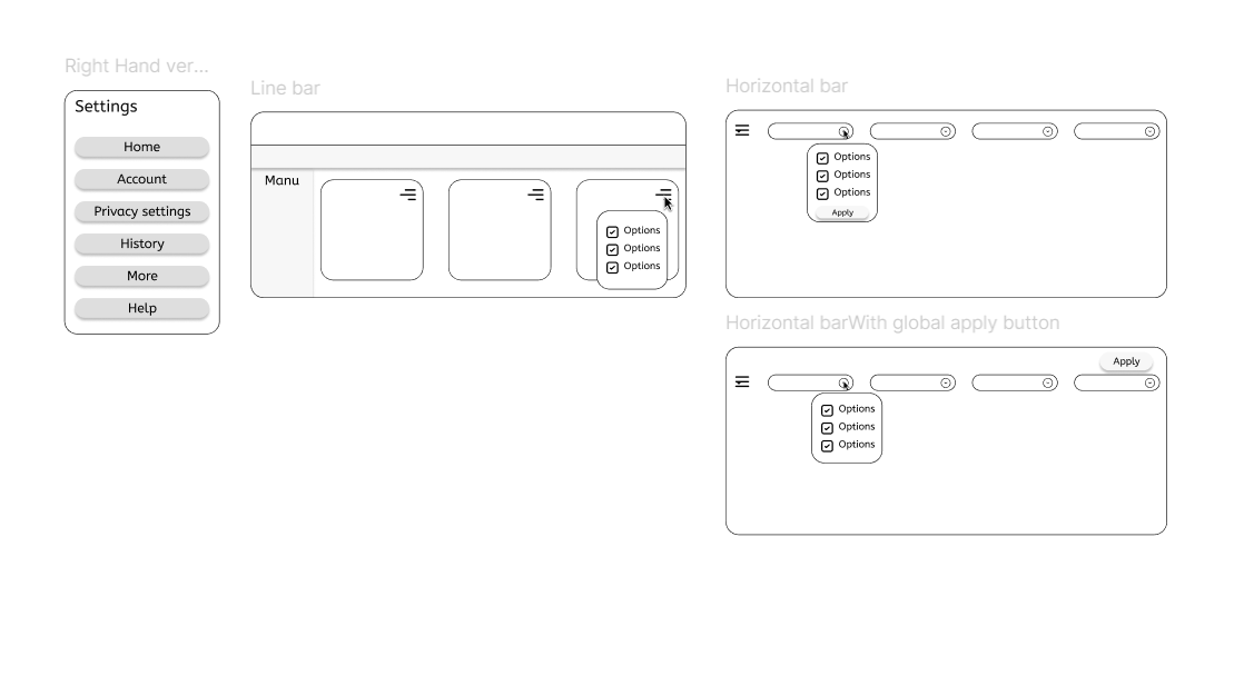 Sanjivani_UIUX's tweet photo. Here are some filter bars..
 "I'm not afraid to replicate existing designs if it means I can learn and improve my skills.
And "I'm always up for a challenge. If you have any ideas for filter bar designs, I'd love to hear them!"
# UI/UX designing #Happydesign https://t.co/lXljNauTKY