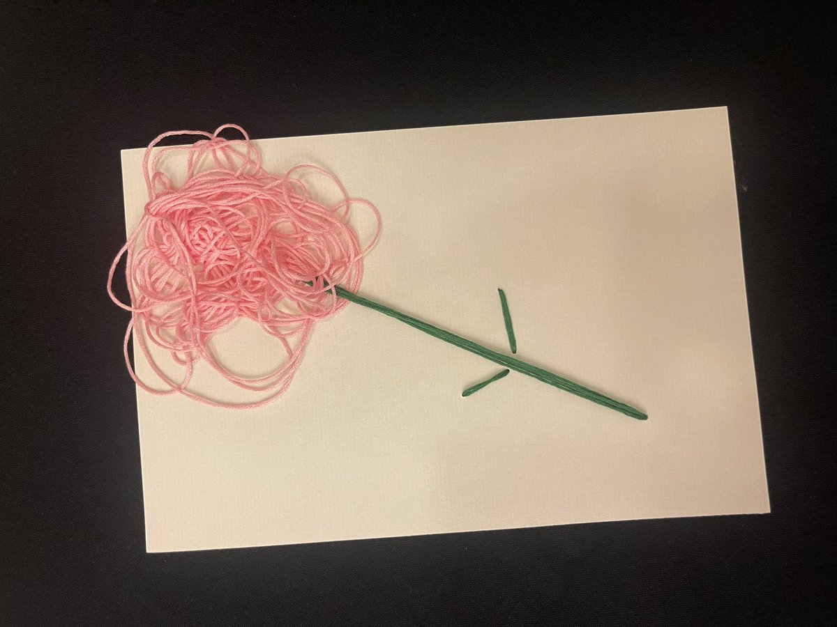 @Edrick_Rhodes the simplicity of this artwork from our session is simple, but yet I find beauty in the flower. I love how learning about the arts teaches us to look past your first glimpse. What is the artist telling you? <a href="/CETAatKC/">CETA</a>