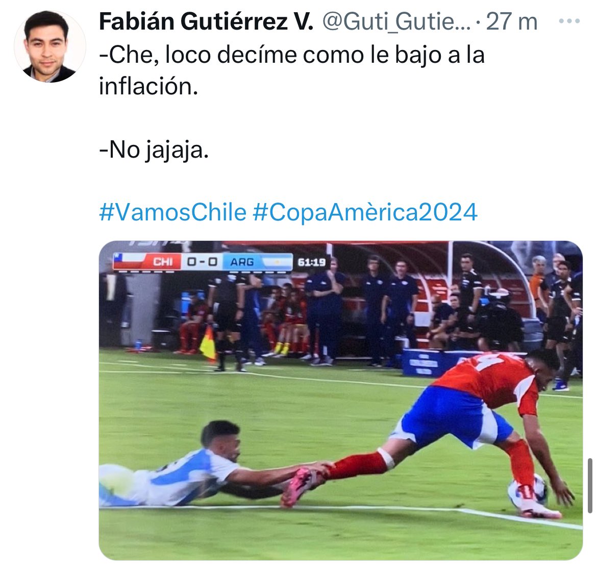 Una patriota de verdad 🌳🇨🇱 tweet media