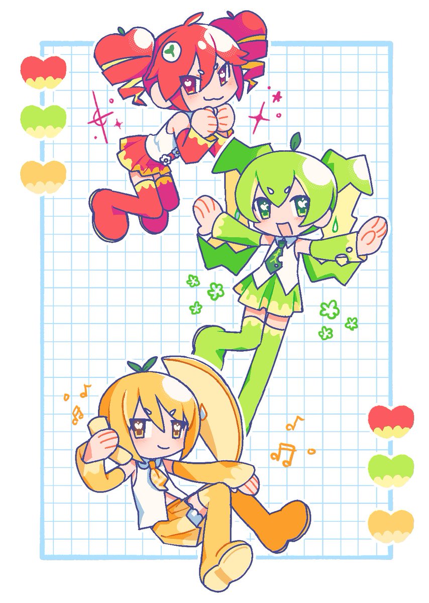 mdkm444's tweet photo. triple baka! … or… triple apple? https://t.co/lhyjQD2nVT