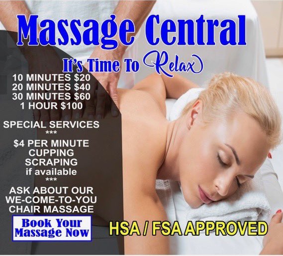 VBFestival's tweet photo. Need a break to relax between game? Come by Massage Central at the Phoenix Convention Center for a FREE 5 minute massage. Located in Lower Level Hall 4 by the Volleyball Festival Tournament Desk. https://t.co/y9RVmdPu9j