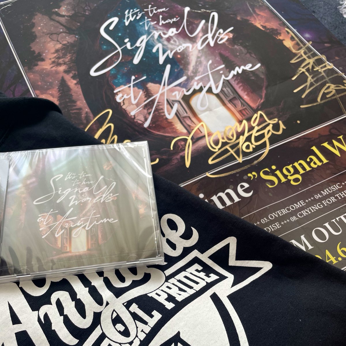 maita_01's tweet image. アトエニさん リリースおめでとうございます！
待ちに待った！！やっと届いたー！
ライブハウスで聴けるの楽しみすぎる🥹🤍 
あとはタワレコにも行かなきゃ〜⌇⌇
 #atanytime #signalwords